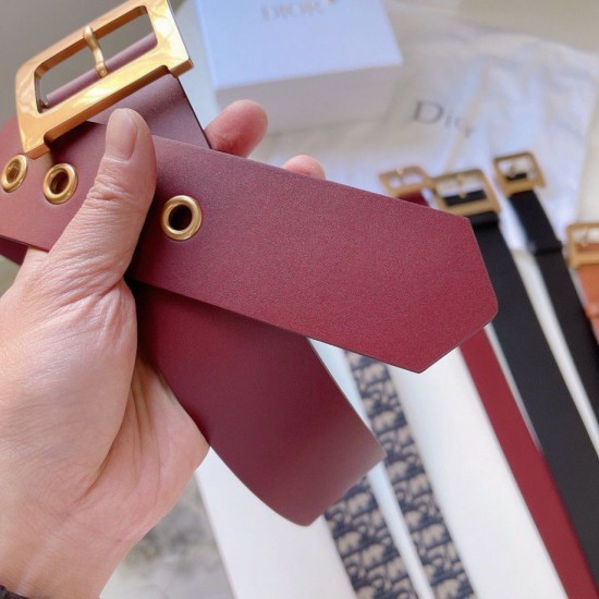 Replica Cintura Dior Diorquake 55MM Rossa Replica Cintura Dior Diorquake 55MM Rossa