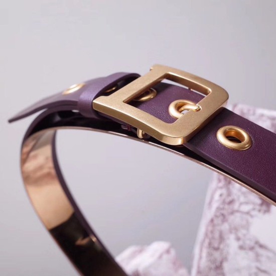 Replica Cintura Dior Diorquake 35MM Bordeaux