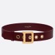 Replica Cintura Dior Diorquake 35MM Bordeaux