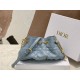 Replica Borsa Dior Ammi Piccola Macrocannage Blu