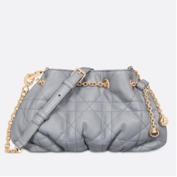 Replica Borsa Dior Ammi Piccola Macrocannage Blu