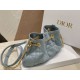 Replica Borsa Dior Ammi Piccola Macrocannage Blu