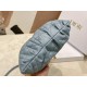 Replica Borsa Dior Ammi Piccola Macrocannage Blu