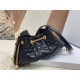 Replica Borsa Dior Ammi piccola/media Macrocannage Nera
