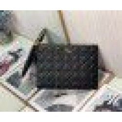 Replica Pochette Dior Caro Daily grande nera