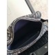 Replica Borsa fasciatoio Dior Dior Oblique Canvas Blu