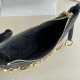 Replica Borsa a tracolla Dior CD Lounge Pelle di agnello macrocannage nera