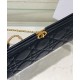 Replica Pochette Christian Dior Caro Colle Noire con borsa a catena