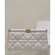 Replica Pochette Christian Dior Caro Colle Noire con borsa a catena