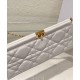 Replica Pochette Christian Dior Caro Colle Noire con borsa a catena