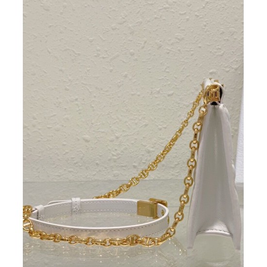 Replica Pochette Christian Dior Caro Colle Noire con borsa a catena
