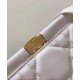 Replica Pochette Christian Dior Caro Colle Noire con borsa a catena