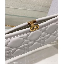 Replica Pochette Christian Dior Caro Colle Noire con borsa a catena