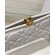 Replica Pochette Christian Dior Caro Colle Noire con borsa a catena