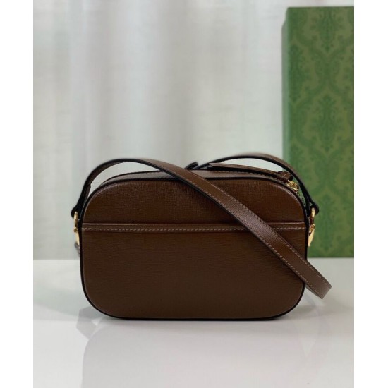 Replica Gucci Horsebit 1955 Evolve Borsa a tracolla piccola 760196 Caffè