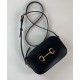Replica Borsa a tracolla piccola Gucci Horsebit 1955 Evolve 760196 Nera