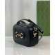 Replica Borsa a tracolla piccola Gucci Horsebit 1955 Evolve 760196 Nera