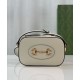 Replica Borsa a tracolla piccola Gucci Horsebit 1955 Evolves 760196 Bianca