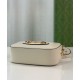 Replica Borsa a tracolla piccola Gucci Horsebit 1955 Evolves 760196 Bianca