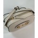 Replica Borsa a tracolla piccola Gucci Horsebit 1955 Evolves 760196 Bianca