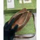 Replica Borsa a tracolla piccola Gucci Horsebit 1955 760196 Caffè