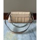 Replica Borsa a tracolla piccola Gucci Horsebit Chain 764339 Albicocca