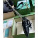 Replica Borsa a tracolla piccola Gucci Horsebit Chain 764339 Nera