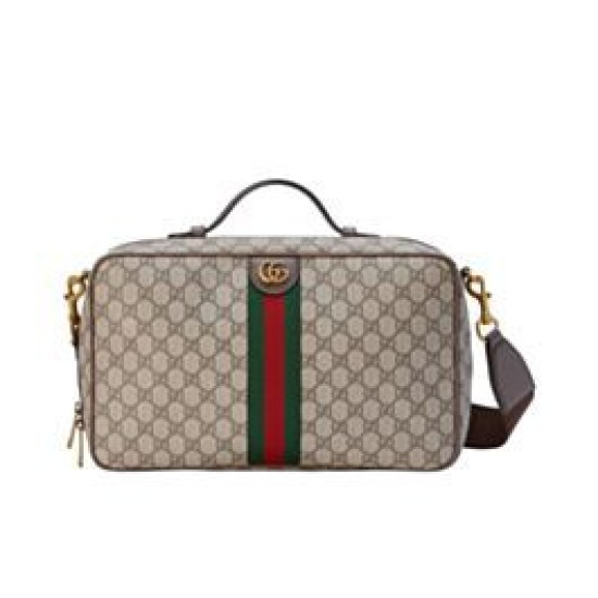 Replica Custodia per scarpe Gucci Savoy 752587 Caffè scuro