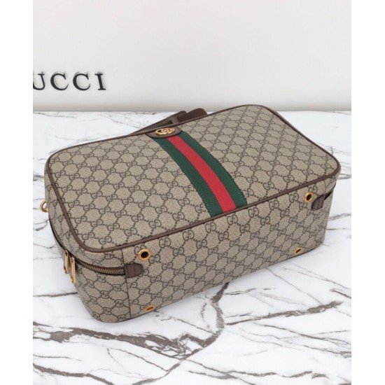 Replica Custodia per scarpe Gucci Savoy 752587 Caffè scuro