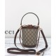 Replica Borsa a secchiello mini Gucci Ophidia 760199 Caffè scuro