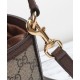 Replica Borsa a secchiello mini Gucci Ophidia 760199 Caffè scuro