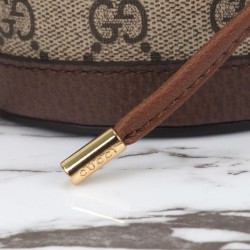 Replica Borsa a secchiello mini Gucci Ophidia 760199 Caffè scuro
