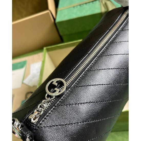 Replica Borsa a tracolla piccola Gucci Blondie 760169 Nera