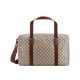 Replica Gucci Borsone Grande Con Web 758664 Caffè Scuro