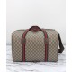 Replica Gucci Borsone Grande Con Web 758664 Caffè Scuro