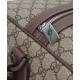 Replica Gucci Borsone Grande Con Web 758664 Caffè Scuro
