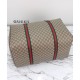 Replica Gucci Maxi Borsone Con Web 760152 Caffè Scuro