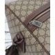Replica Gucci Maxi Borsone Con Web 760152 Caffè Scuro