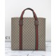 Replica Borsa tote media Gucci GG Tender 763287 Caffè scuro
