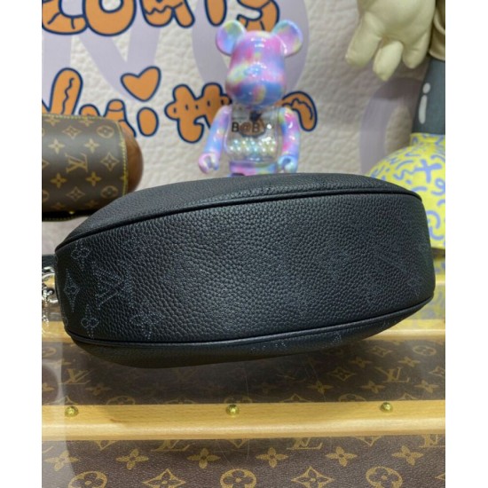 Replica Louis Vuitton Baia PM M22819 Accattivante borsa a mezzaluna nera Replica Louis Vuitton Baia PM M22819 Accattivante borsa a mezzaluna nera