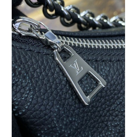 Replica Louis Vuitton Baia PM M22819 Accattivante borsa a mezzaluna nera Replica Louis Vuitton Baia PM M22819 Accattivante borsa a mezzaluna nera