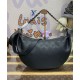 Replica Louis Vuitton Baia MM M22823 Accattivante borsa a mezzaluna nera Replica Louis Vuitton Baia MM M22823 Accattivante borsa a mezzaluna nera