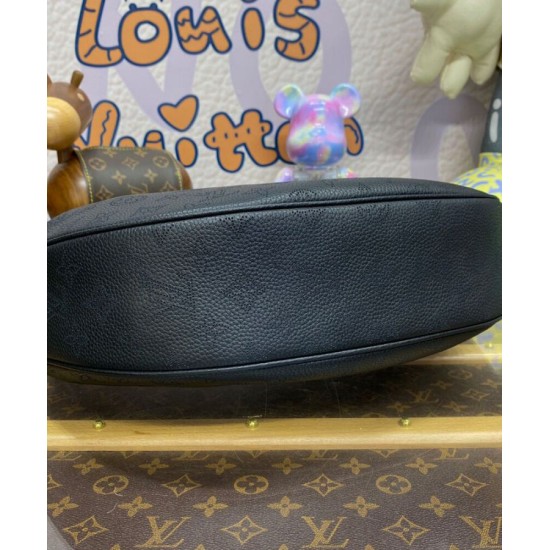 Replica Louis Vuitton Baia MM M22823 Accattivante borsa a mezzaluna nera Replica Louis Vuitton Baia MM M22823 Accattivante borsa a mezzaluna nera