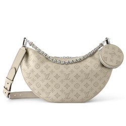 Replica Louis Vuitton Baia MM M22822 Accattivante borsa a mezzaluna albicocca