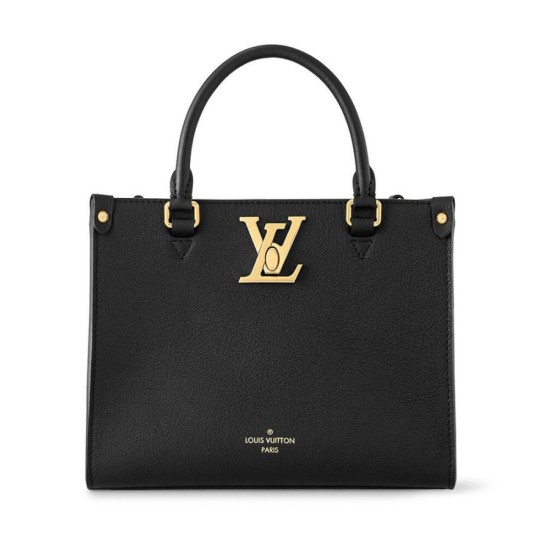 Replica Borsa tote Louis Vuitton Lock & Go M22311 Nera