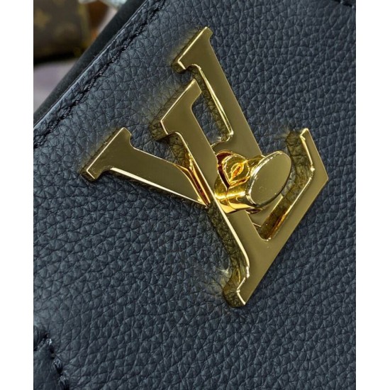 Replica Borsa tote Louis Vuitton Lock & Go M22311 Nera