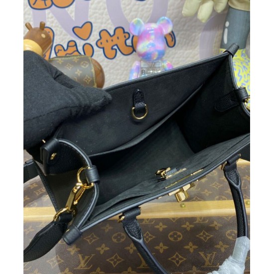 Replica Borsa tote Louis Vuitton Lock & Go M22311 Nera