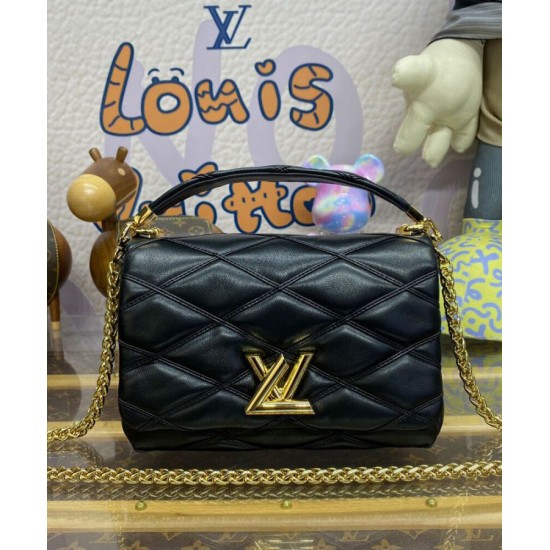 Replica Borsa Louis Vuitton GO-14 MM Malletage M23682 Nera