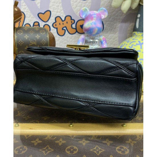 Replica Borsa Louis Vuitton GO-14 MM Malletage M23682 Nera