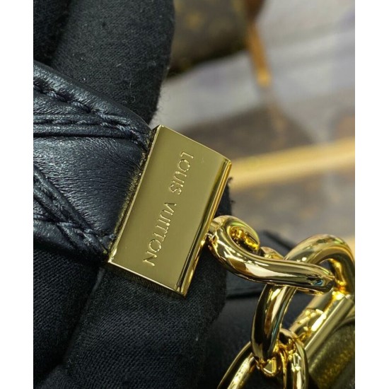 Replica Borsa Louis Vuitton GO-14 MM Malletage M23682 Nera